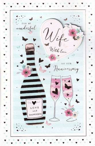 Picture of WIFE ANNIVERSARY CARD